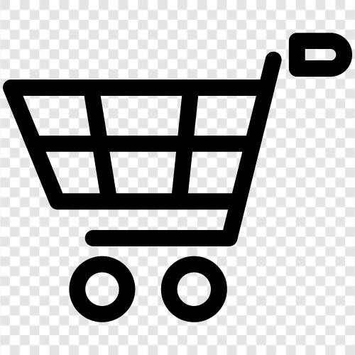 Einkaufen, Lebensmittel, Lebensmittellieferung, OnlineShopping symbol
