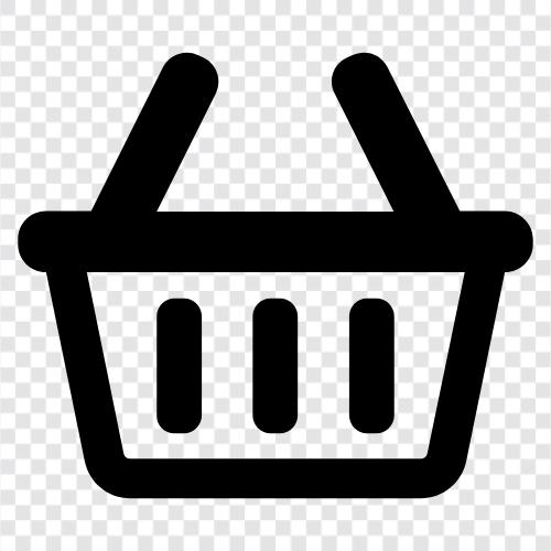 shopping list, shopping cart, shopping bag, groceries icon svg