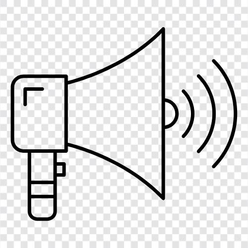 shouting, communication, amplify, Megaphone icon svg