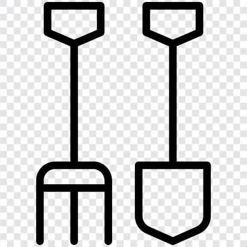 shovels, excavation, construction, road icon svg