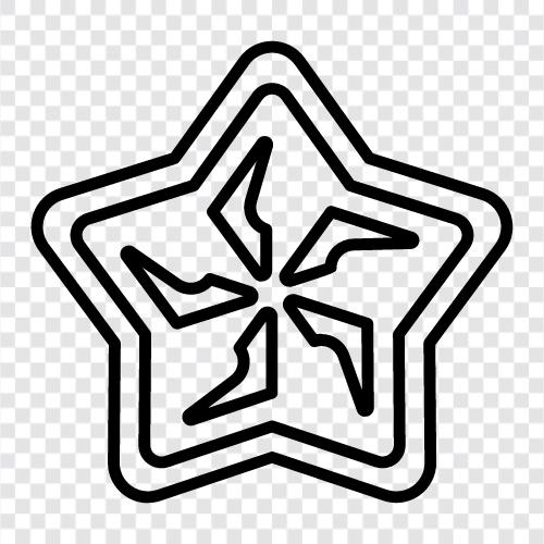 shuriken, star, ninja, weapon icon svg