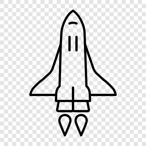 shuttle, orbiter, spacecraft, liftoff icon svg