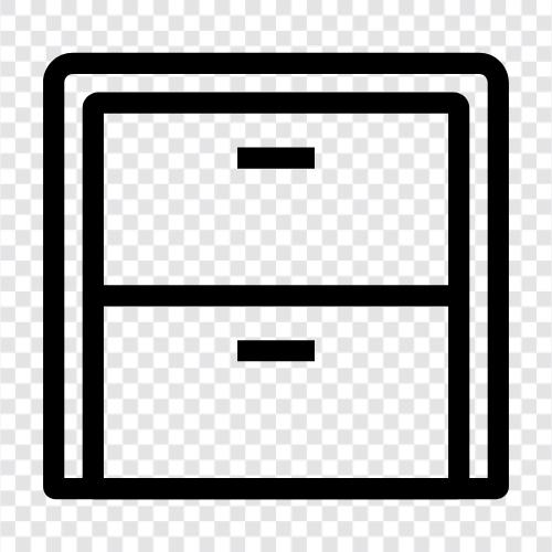 side, cabinet, sliding, drawer slides icon svg