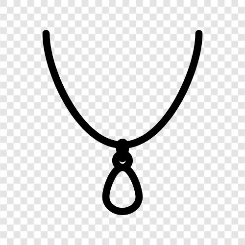 gümüş, pendant, kulaklar, necklace ikon svg