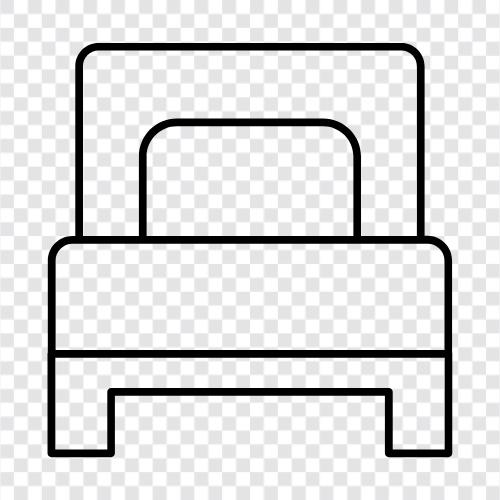 single bed size, single bed frame, single bed mattress, single bed sheets icon svg