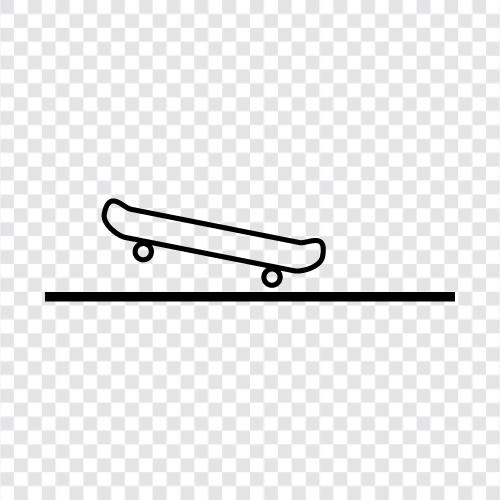 skateboarding, skateboards, skateboarding tricks, skateboarding tricks for beginners icon svg