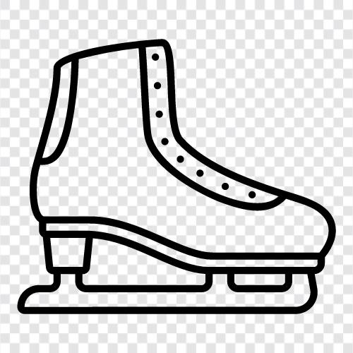 skating, skating rink, ice skating, ice skating lessons icon svg