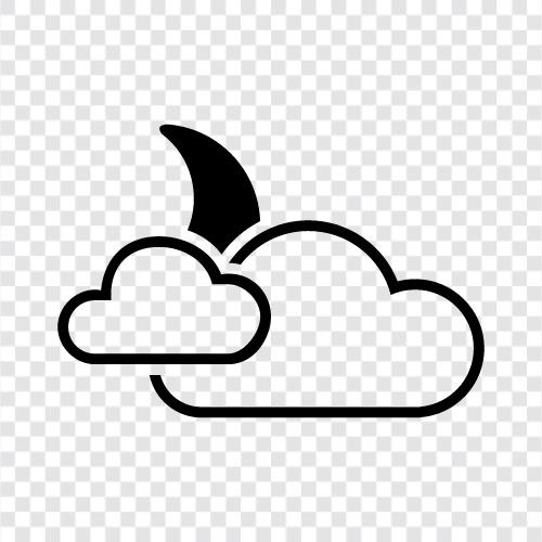 sky cloudy, dark cloudy, overcast, cloudy icon svg