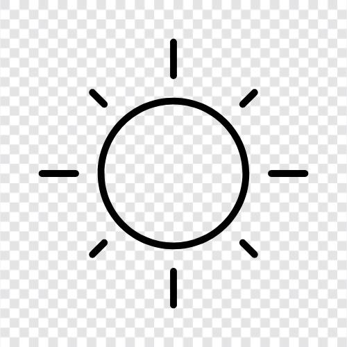 Himmel, Tag, Sonnenstrahl, Sonnenaufgang symbol