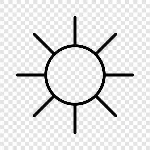 sky, light, day, sunbeam icon svg