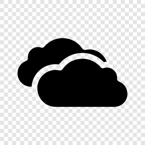 sky, overcast, rain, drizzle icon svg