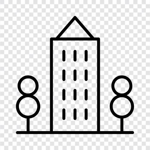 skyscraper, building, construction, engineering icon svg