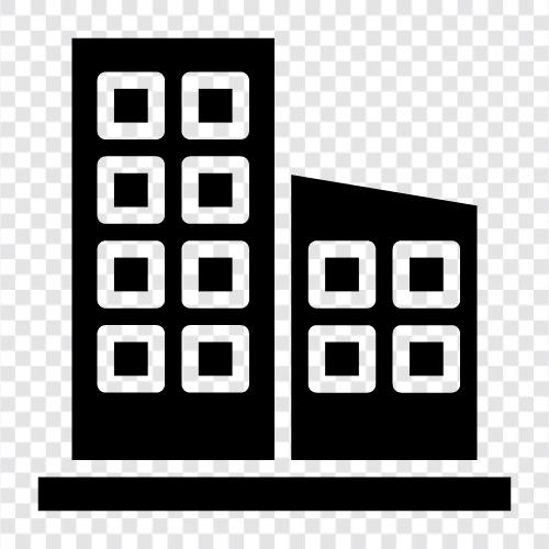 skyscraper, architecture, construction, engineering icon svg