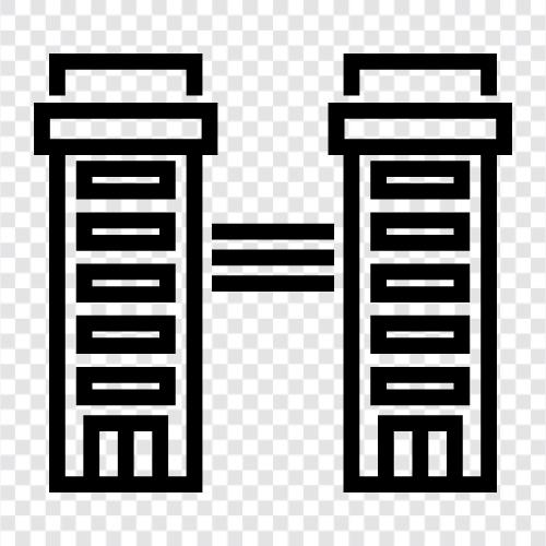 skyscraper, construction, engineering, steel icon svg
