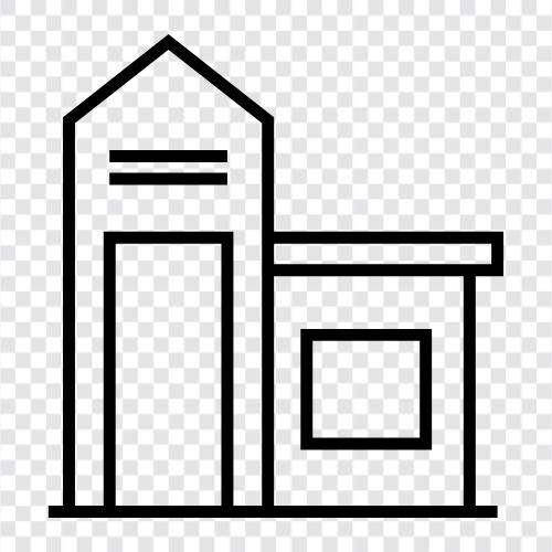 skyscraper, construction, engineering, architecture icon svg