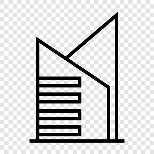 skyscraper, architecture, construction, engineering icon svg