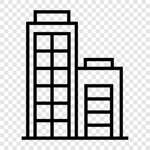 skyscraper, building, construction, engineering icon svg