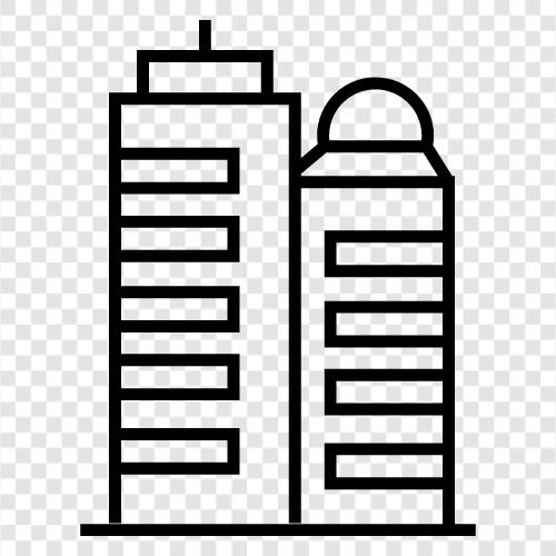 skyscraper, building, construction, engineering icon svg