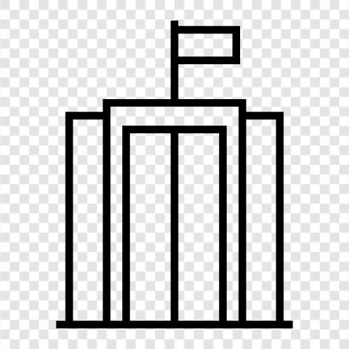 skyscraper, business, real estate, construction icon svg