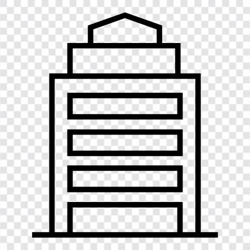 skyscraper, building, construction, engineering icon svg