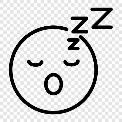 Schlaf, Schlafentzug, Schlaflosigkeit, rastloses Beinsyndrom symbol