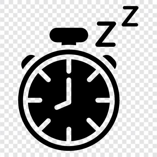 Schlafzeit, Schlafplan, Schlafgewohnheiten, Schlaftipps symbol