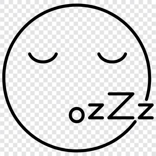 Uyuyan Emoji, Zzz, Yatak Zamanı Emoji, İyi Geceler Em ikon svg