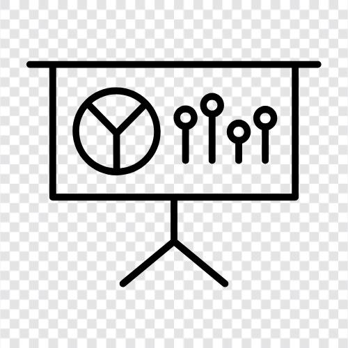Dia, Powerpoint, Präsentationssoftware, Geschäftspräsentation symbol