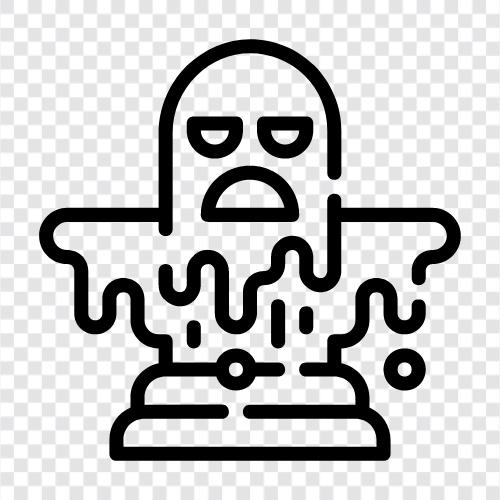 slimey, slimy, squishy, gooey icon svg