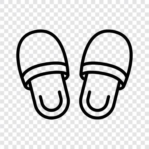 slipper, slippers icon svg