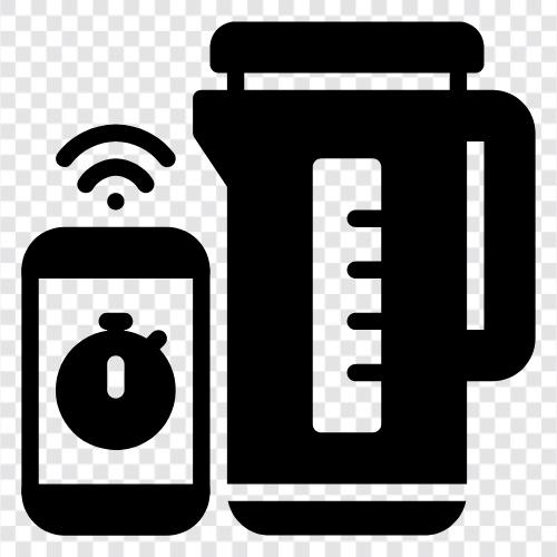 smart kitchen appliances, smart home, home automation, internet of things icon svg