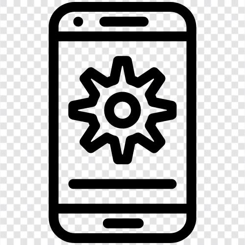 smartphones, cell phone, app, gaming icon svg
