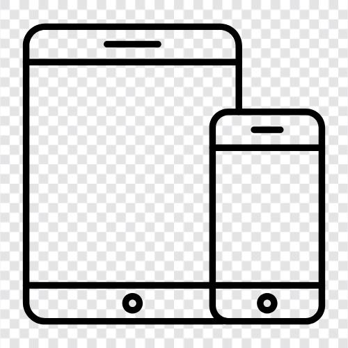 akıllı telefonlar, tabletler, laptoplar, net ikon svg