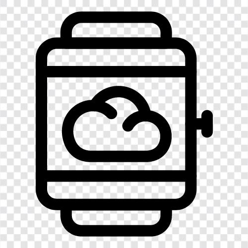 smartwatch temperature, smartwatch weather app, smartwatch weather forecast, smart icon svg