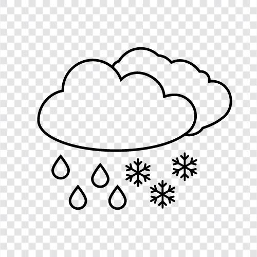 snow, ice, freezing rain, precipitation icon svg