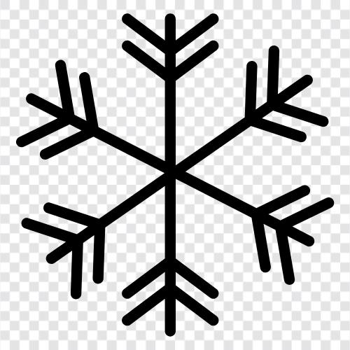 Schneeflocke, Schneeflocken, Schneeflocken Design, Schneeflocken Kunst symbol