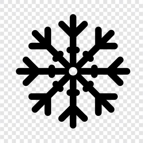 snowflake, icicle, crystal, icy icon svg