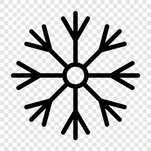 snowflakes, flakes, winter, Christmas icon svg