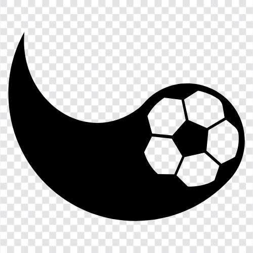 Fußball, Fußballtore, Fußballfeld, Fußballspieler symbol