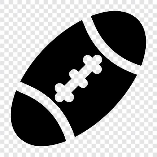 Fußball, American Football, Canadian Football, Rugby symbol