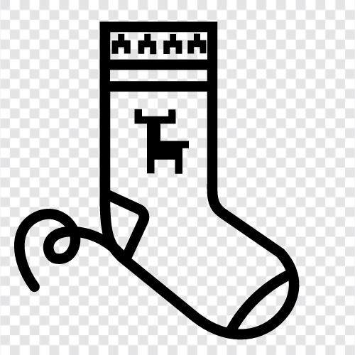 socke, socken, strumpf, strumpf stuffer symbol