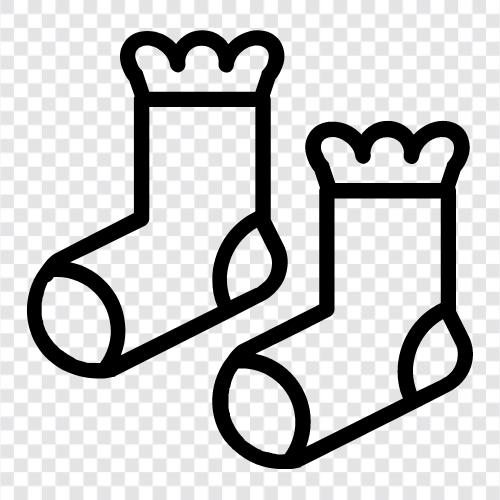 Socken für Männer, Herrensocken, Damensocken, Sockenhöhe symbol