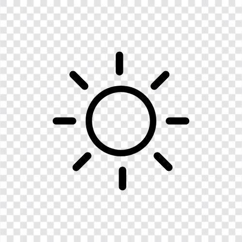 Solar, Sonnenstrahl, Sonnenkollektor, Sonneneinstrahlung symbol