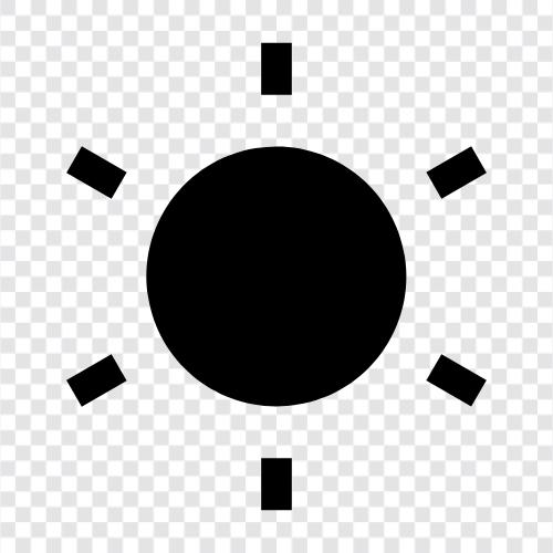 Sonnenstrahlen, Energie, Wetter, Planet symbol