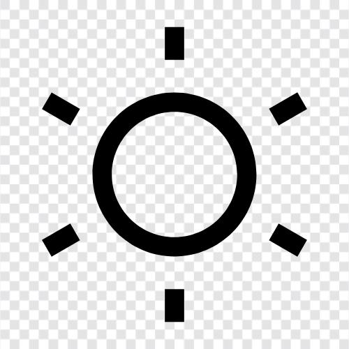 Sonnenstrahlen symbol