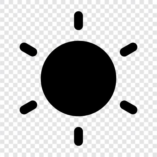 Sonne, Sonnenstrahl, Sonnenaufgang, Sonnenuntergang symbol