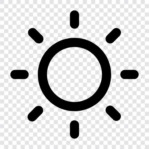 Solar, Sonnenblumen, Sonnenbräune, Sonnenfinsternis symbol