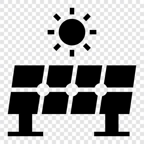 solar energy, solar cells, solar panels, solar power icon svg