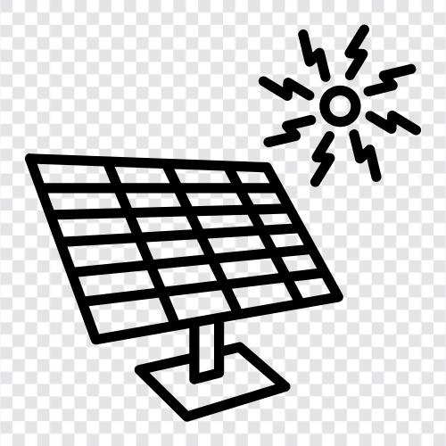 solar energy, solar panels, solar power, photovoltaic icon svg