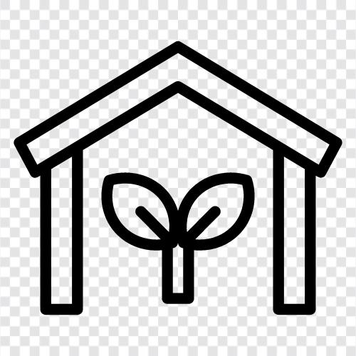 solar green house, greenhouses, gardening, plants icon svg